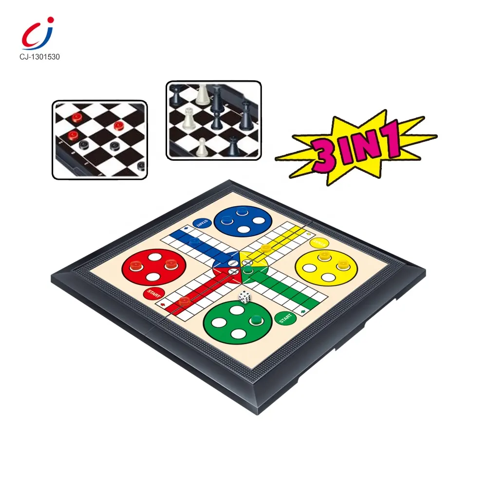 Educatief 3 In 1 Hoge Kwaliteit Game Set Checkers Reizen Magnetische <span class=keywords><strong>Schaken</strong></span>