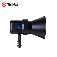 Tolifo SK-80DB Petite Taille Portable Bi Couleur 80W Bowens Mount LED COB Vidéo Lumière pour Extérieur Intérieur Studio Photographie Éclairage