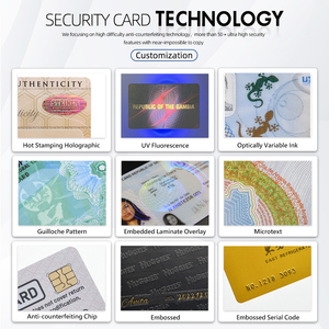 Tarjeta de Autenticidad de Seguridad Premium, Certificado de Identificación Impreso en PVC para Negocios, Papel de Alta Seguridad Dorado para Joyas y Diamantes - Product Image 4