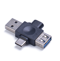 Adaptateur de chargeur USB C 20W, adaptateur de charge double port USB A et USB C femelle vers mâle Cabletolink, bloc de charge 5V 4A