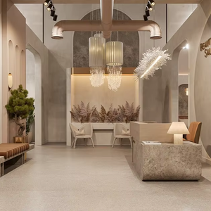 Paquete de Muebles y Diseño Interior Moderno para Estudio de Manicura y Pedicura con Vidrio Templado - Product Image 1