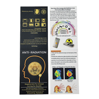 Autocollant pour téléphone portable CAMAZ Quantum Shield anti-radiation 24K doré, 26 mm, ions négatifs 1500cc, OEM ODM
