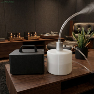 K03 <strong>Library</strong> Bookstore HVAC <strong>Scent</strong> 1000ml Diffuser 2000m&sup3; Two-Fluid Atomizer Metal Waterless Dry Mist Wireless App Commercial OEM - Product Image 2