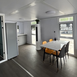 Maison conteneur extensible populaire <span class=keywords><strong>20</strong></span>/40 pieds, <span class=keywords><strong>villa</strong></span> de camping de luxe préfabriquée personnalisable avec chambre et salle de bain, design moderne - Product Image 6