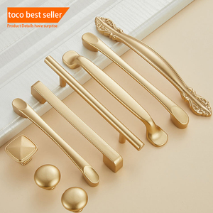Toco <strong>Knobs</strong> and Handles Hidden Pull Door G Black Rose <strong>Gold</strong> Furniture Kitchen <strong>Cabinet</strong> Handle - Product Image 4
