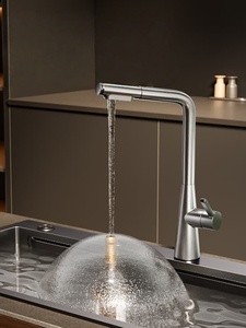 304 stainless steel sink large single basin lower left <b>drain</b> kitchen sink with dishwashing basin and garbage collection - Product Image 5