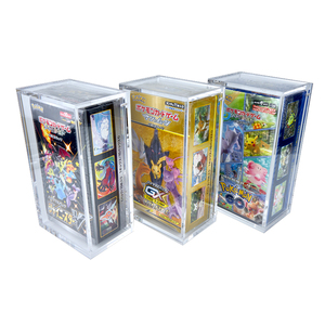 Usine en gros Résistance aux UV Acrylique Transparent Magnétique <span class=keywords><strong>Pokemon</strong></span> SM12A TAG Team Allstars <span class=keywords><strong>GX</strong></span> Japonais Booster Boîte Vitrine - Product Image 6