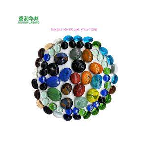 Pietra di Giada Lucidata Naturale per <span class=keywords><strong>Giardino</strong></span>, Acquario, Paesaggio, Perline di Vetro, Pavimentazione per Fiumi e Parchi, Vari Colori - Product Image 2