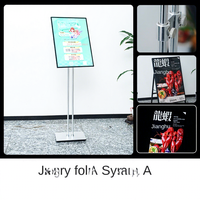 Panneau publicitaire LED mural ultra-fin en verre trempé étanche avec boîte lumineuse en aluminium pour usage intérieur – Commande publicitaire