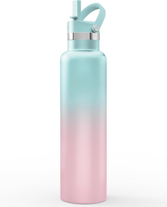 Bouteille d'eau isotherme portable en acier inoxydable de 750 ml pour le sport en plein air, avec logo personnalisé, vente en gros d'usine - Product Image 4