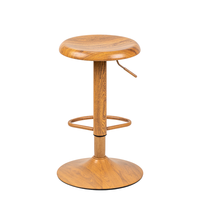Tabouret de bar moderne nordique à structure métallique, pivotant et réglable en hauteur, pour comptoir, bar à domicile, salon, îlot de cuisine, usage commercial