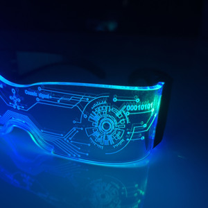 <span class=keywords><strong>Gafas</strong></span> LED Luminosas <span class=keywords><strong>de</strong></span> Neón para Adultos, <span class=keywords><strong>Gafas</strong></span> Brillantes para Fiestas Rave, Cosplay, Bar, Cumpleaños, DJ, Accesorios para Actuaciones en Escenario - Product Image 4