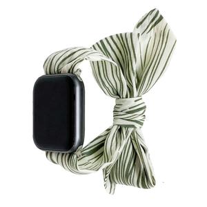 Bufanda a rayas Reloj Banda Combinación Reloj Correa <span class=keywords><strong>de</strong></span> moda Conjunto para iwatch - Product Image 3