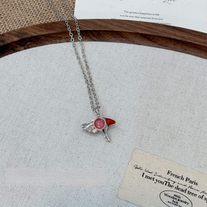 Collier à pendentif baguette magique rose pour fille, style anime <span class=keywords><strong>SAKURA</strong></span> <span class=keywords><strong>Card</strong></span> <span class=keywords><strong>Captor</strong></span> - Product Image 1