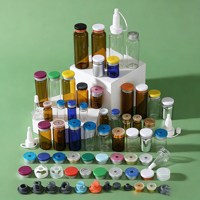 Flacon pharmaceutique en verre ambré transparent personnalisé résistant à la lumière, de qualité supérieure, pour le stockage de médicaments photosensibles et de liquides chimiques