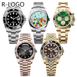 <strong>Rox</strong> Automatic Seiko Machinery High-quality 3A Bracelet Luminous Mechanical Wristwatch Role Mod Moissanite Luxury Watch for Men - Product Image 1