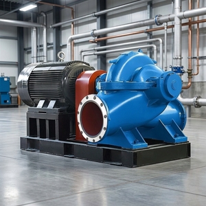 Manufacturer Direct Supply Stainless Steel Double Suction Centrifugal <b>Pump</b> | Large Flow Split Casing <b>Pump</b> High OEM Double - Product Image 2