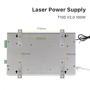 Good-Laser CO2 Laser Power Supply T100 For Laser Tubes 110V/220V Power Supply Co2 Engraver Cutter