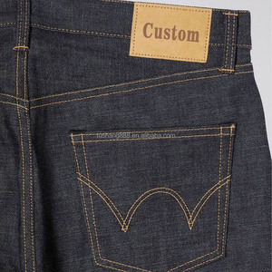 Jeans coupés et cousus en denim de Chine <span class=keywords><strong>coupe</strong></span> droite <span class=keywords><strong>originale</strong></span> de <span class=keywords><strong>coupe</strong></span> régulière pour hommes personnalisés - Product Image 4