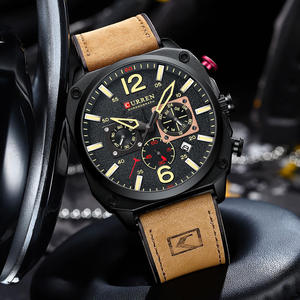 Reloj de Pulsera CURREN 8398 de Lujo para Hombre, Cronógrafo de Cuarzo, Luminoso, a la Moda, con Correa de Silicona, Fecha Automática - Product Image 2