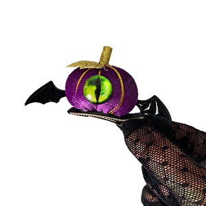 Venta al por mayor de pinzas para el pelo de Halloween 2026, lindos accesorios para el pelo de calabaza y murciélago para cosplay infantil y recuerdos de fiesta - Product Image 1