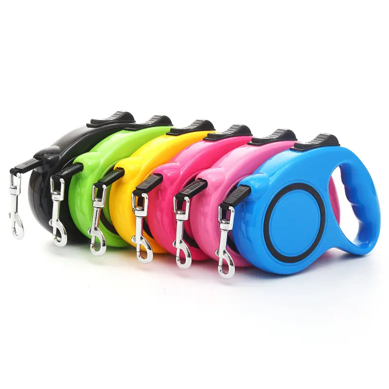 New Pet Products Designer wholesale Adjustable Automatic heavy duty Retractable pet Nylon material Dog collar harness Leash