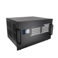 Procesador de Matriz de Conferencia Hardrock HD Metal Seamless Mixing de 36 Entradas y 36 Salidas, Unidad de Un Solo Dispositivo para Cuatro Canales, Análisis de Audio y Video