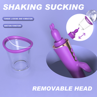 S-HANDE Klitoris-Stimulator G-Punkt-Vibrator Klitoris-Stimulator Zungen-Klitoris-Saugvibrator Masturbator für Frauen