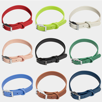 Nouveaux produits accessoires pour animaux de compagnie personnalisé réglable en néoprène étanche PVC chat chien chiot collier de cou pour chien