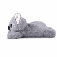 Ours en peluche lesté en velours côtelé, animal en peluche doux pour soulager le stress, poupée compagnon de confort de 32 cm