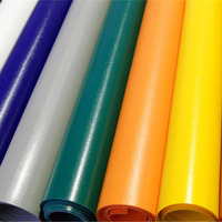 Rouleau de Toile Bâche Imperméable en Tissu Polyester Enduit PVC