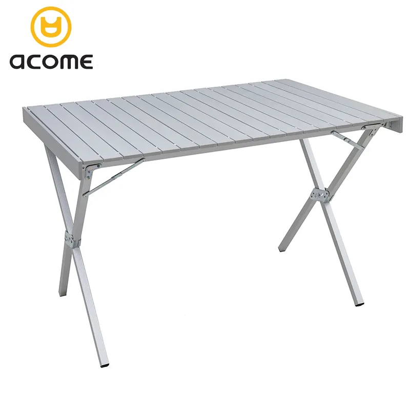 Avay – Table pliante en bois massif en alliage d'aluminium pour Camping en plein air, vente en gros