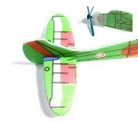 2025 chaud enfants jouets 3D bricolage main jeter volant planeur avions mousse avion fête sac charges enfants cadeau modèle jouets jeu
