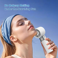 Ventilateur portable pliable rechargeable RYW FS2662 Mini avec lumière, batterie 3600mAh, autonomie 6-8 heures, pour usage extérieur et domestique, USB