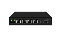 Switch PoE+ Administrado Multigigabit de Escritorio sin Ventilador de 5/8 Puertos 2.5G con Gestión Web 802.3at 30W y 10G SFP+