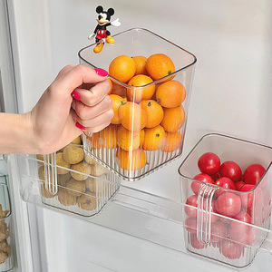 Refrigerator Side Door Storage Box Rectangle Multifunctional Food Container For Fruit Vegetable Ginger Garlic Organization - Product Image 3