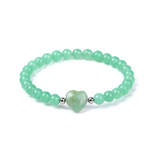 Handmade Unisex Buddhist Trendy Tiger Eye Rose Quartz <b>Beaded</b> <b>Bracelet</b> with Heart Charm 6mm Natural Rose Quartz Anniversary Gift - Product Image 5