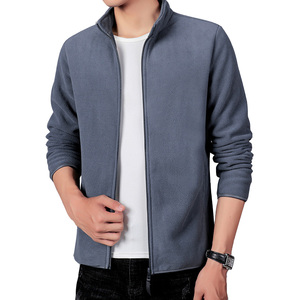 Biểu Tượng Tùy Chỉnh Lông Cừu Quần Áo Dày Ấm 100% Polyester Micro Cực Lông Cừu Áo Khoác Cho Nam Giới - Product Image 6