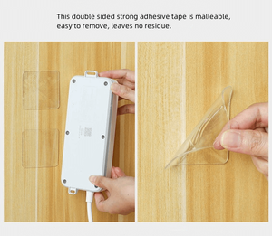 Bantalan pegangan <span class=keywords><strong>Gel</strong></span> Nano transparan, dapat dilepas Multi fungsi Anti Slip kait dinding lengket untuk karpet kerajinan DIY - Product Image 5