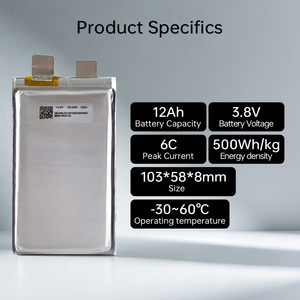 Batería para UAV de 500Wh/kg, Celda de Estado Semisólido, 3.8V 3.85V 12000mAh 12Ah HV, Alta Densidad de Energía, Larga Duración, Sin Ánodo A-7500mah-6 - Product Image 3