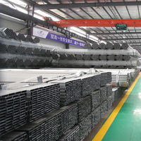 Tubo de Acero Rectangular Galvanizado en Caliente de 6 Metros, 2x2, 2x4, 4x4 Pulgadas, Precio de Fábrica