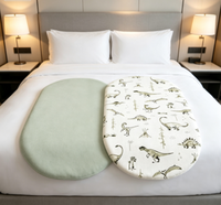 Drap plat en jersey respirant, doux et lisse, pour la décoration de chambre d'enfant, linge de lit pour chambre d'hôtes