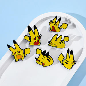โลโก้ที่กําหนดเองโลหะหัตถกรรมป้ายน่ารักการ์ตูน Poke <span class=keywords><strong>Pika</strong></span> ปกหมุดของขวัญส่งเสริมการขายเคลือบ Pin ขายส่งเข็มกลัดกระเป๋าอุปกรณ์เสริม - Product Image 2