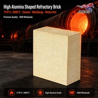 Brique réfractaire profilée hautement alumineuse de qualité supérieure, fabriquée en Chine, 1770°C 2000°C, pour revêtement de four rotatif de ciment et de métallurgie, vente en gros OEM
