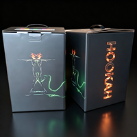 Ensemble de chicha de luxe en forme de serpent exotique, style égyptien complet, narguilé chicha avec accessoires pour la vente en gros