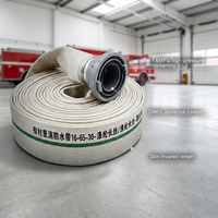 Tuyau d'incendie OEM personnalisé en polyester avec doublure en filament, 30 m, 65 mm, 1,6 MPa, haute pression, pour hydrant