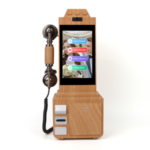 Cabina Telefonica per Libro degli Ospiti con Video da 64GB, Schermo Touch da 8'', Libro degli Ospiti Audio, Telefono d'Epoca per Matrimoni - Product Image 1