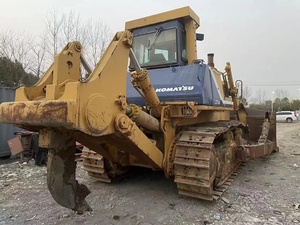 Komatsu D275A Bulldozer de cadenas amarillo, equipo de construcción para movimiento de tierras, componente central del motor - Product Image 3