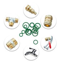 Kit de joints toriques universels pour climatisation automobile SHEDL, taille standard, joints en caoutchouc NBR, dureté 30-90 Shore, pour voiture