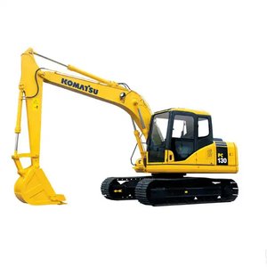 Precio bajo de fábrica usado Komatsu PC 130 Excavadora hidráulica anfibia sobre orugas excavadora de segunda mano gran oferta Motor de núcleo - Product Image 1